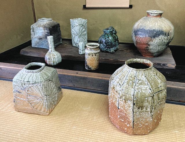 作品が滋賀に残り幸せ」 女性陶芸家草分け神山さん、県美に18点寄贈