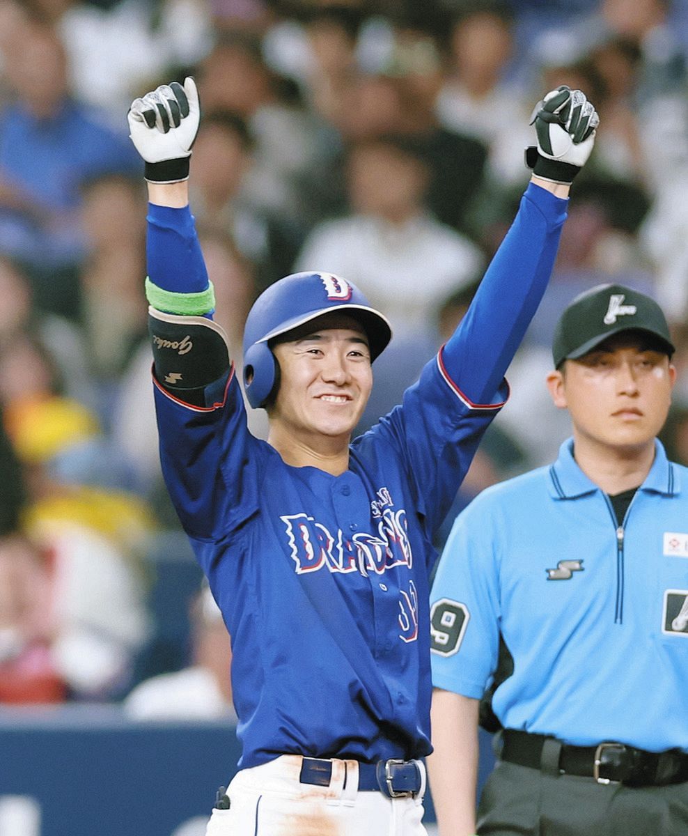 尾田剛樹がプロ初安打！112試合目の快挙