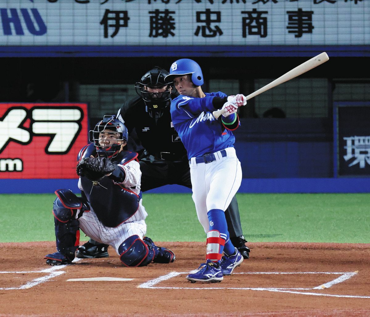 中日】田中幹也、プロ初安打は「気持ちで」高橋周平は先制打に