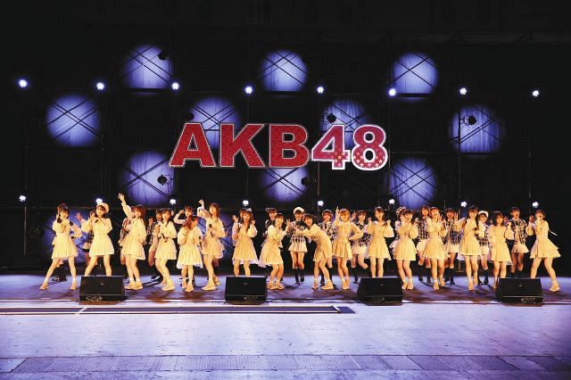 オンラインで配信ライブを開催したＡＫＢ４８