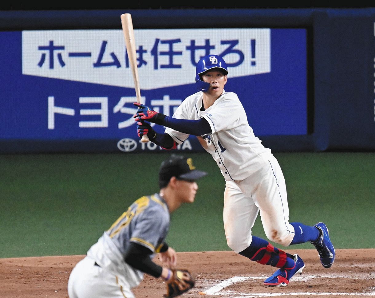 中日 やっと出た 42イニングぶりの適時打で試合を振り出しに戻す 京田が3番手 及川から中前打 中日スポーツ 東京中日スポーツ