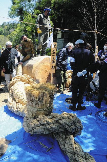 下社里曳きに向け安全確認や騎馬行列練習 諏訪大社御柱祭：中日新聞Web