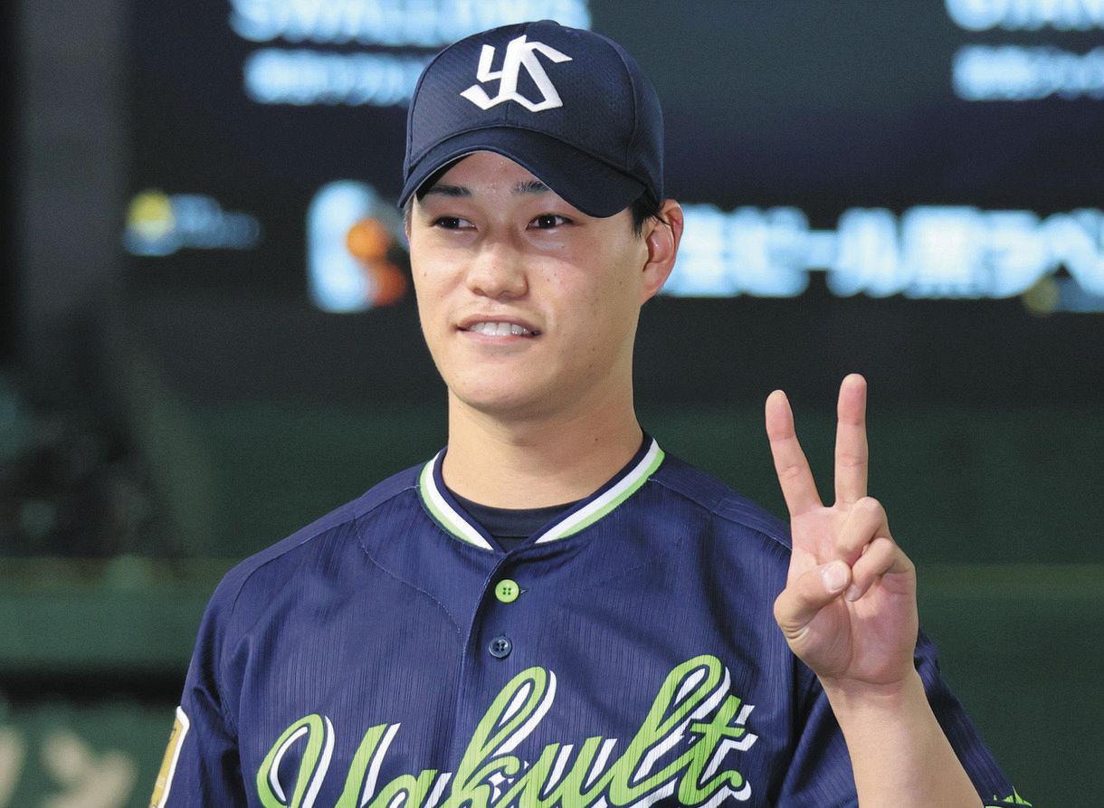 ヤクルト】高橋、レギュラーシーズンプロ初完投を巨人戦初勝利で飾る 