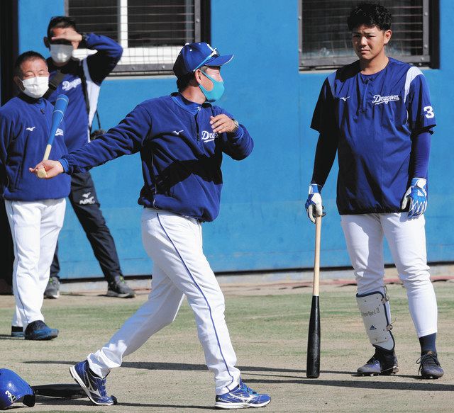 中日】打撃改造中の高橋周に指揮官「クヨクヨするな」「背番号3らしい