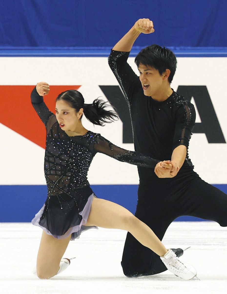 りくりゅう」貫禄の首位発進、2位と12.34点の大差をつける【全日本