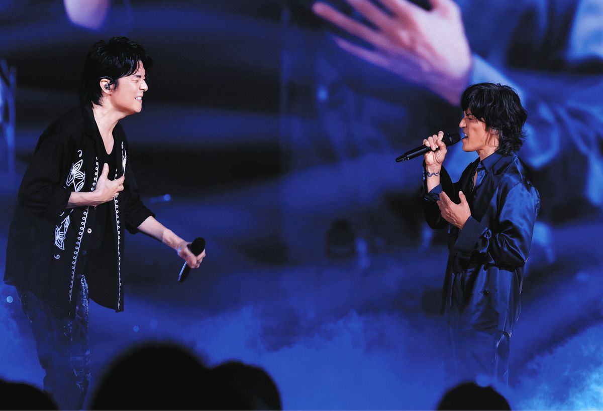 福山雅治のツアーファイナルにB'z 稲葉浩志がサプライズ出演！「木星