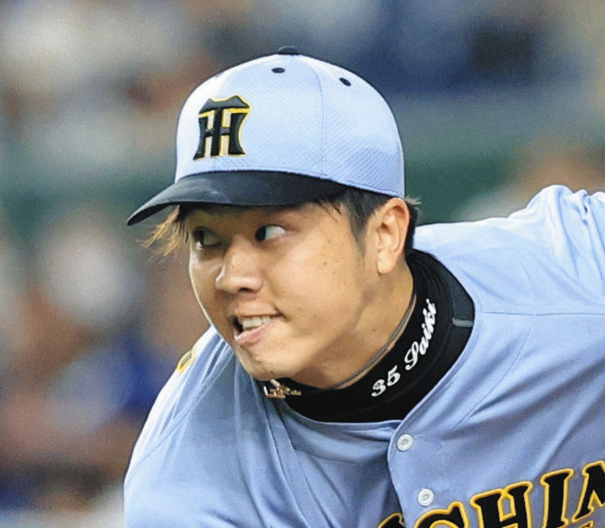 ドジャース戦に先発した阪神・才木