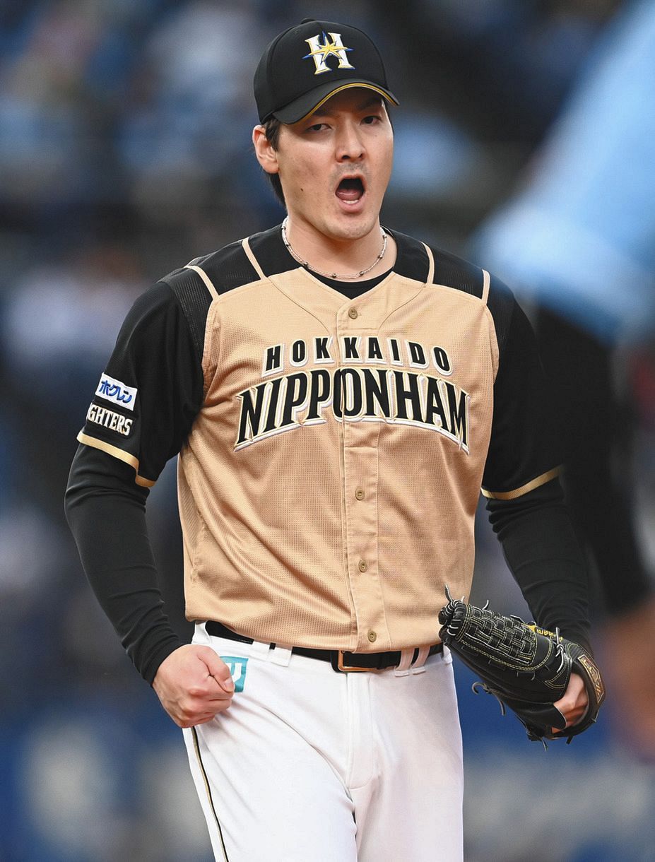 元日本ハムファイターズ有原投手実使用スパイク