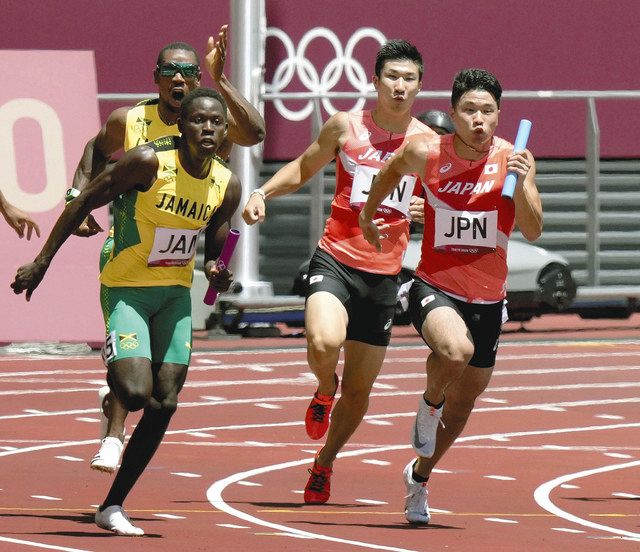 男子400リレー決勝へ 中日新聞web 男子400リレー決勝へ 中日新聞web