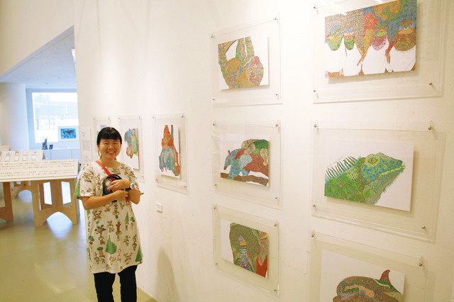独創の感性で描き出された動物たち 可児でアール・ブリュット作品展