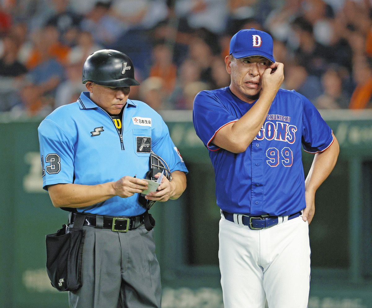 中日・井上監督語録】村松と石伊が死球で途中交代「うちに必要な
