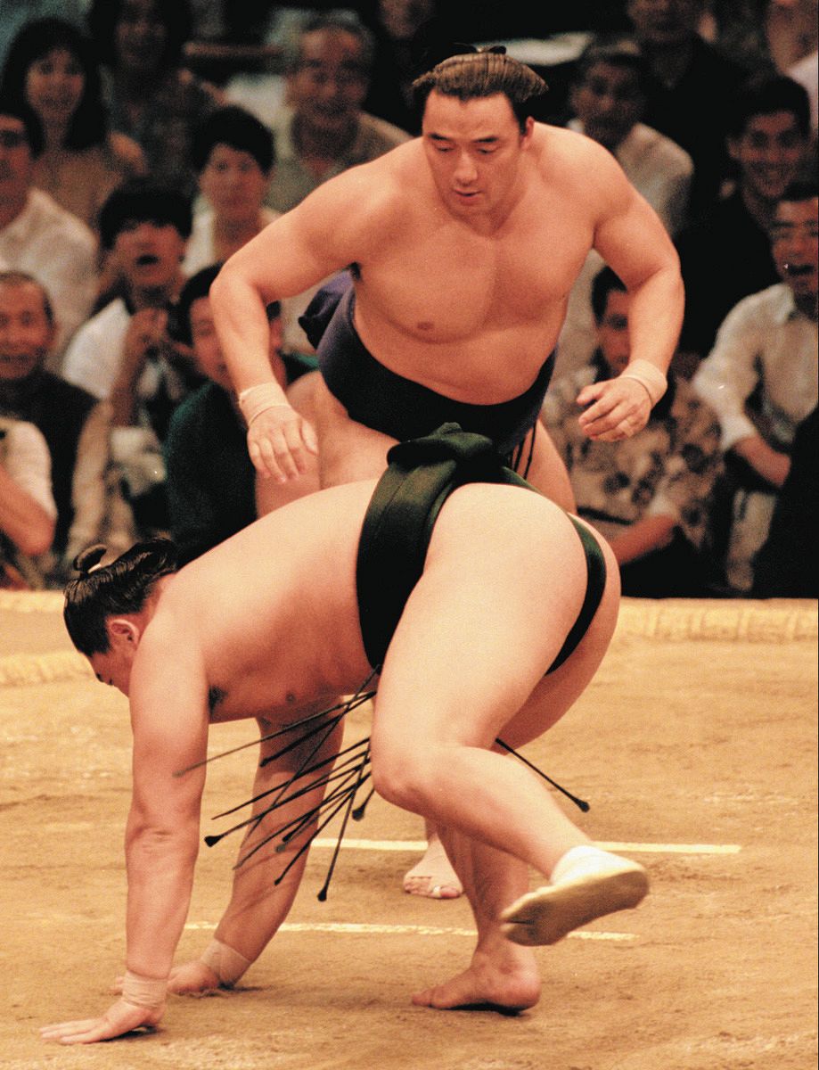 秋様専用 大相撲 寺尾関 錣山親方 浴衣 反物 ①と②まとめて - スポーツ