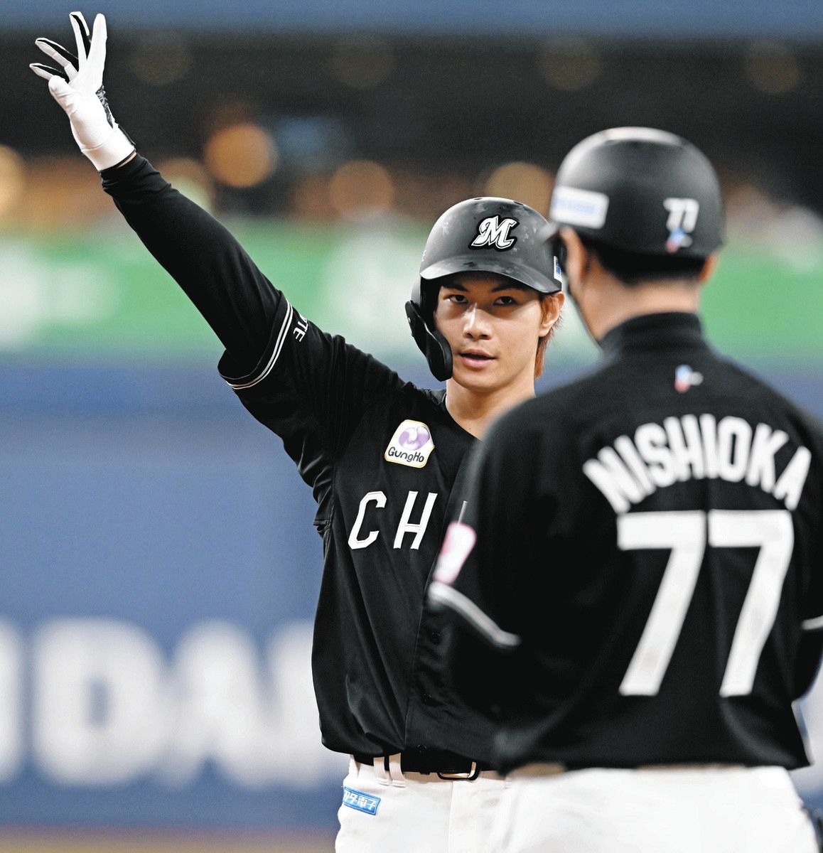 ロッテ・藤原恭大、今季初の猛打賞 大阪桐蔭高のチームメート中日