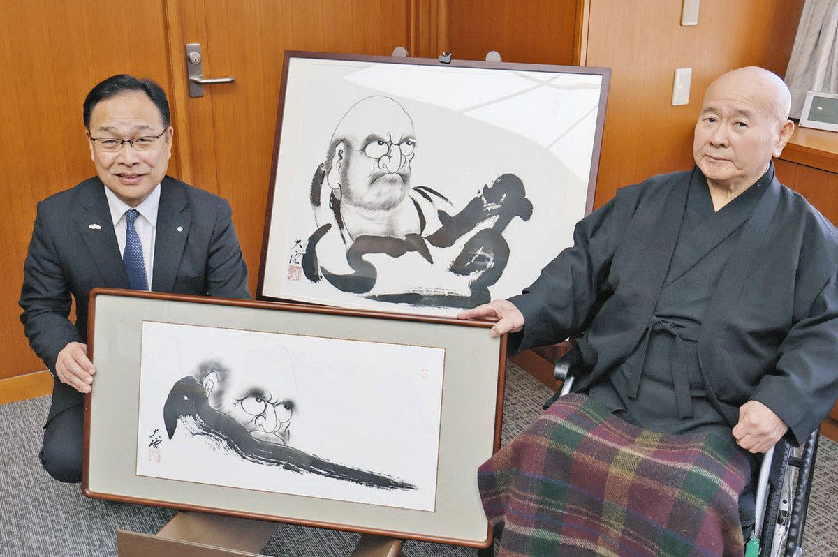 仏国際公募展「ル・サロン」 美浜の粟谷さん12年連続入選 だるま大師