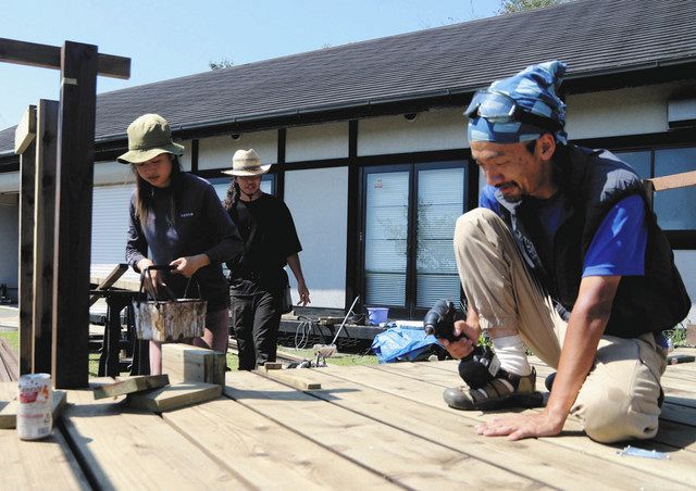 小脇公園に みんなのテラス 常滑市と県芸大が整備 中日新聞web