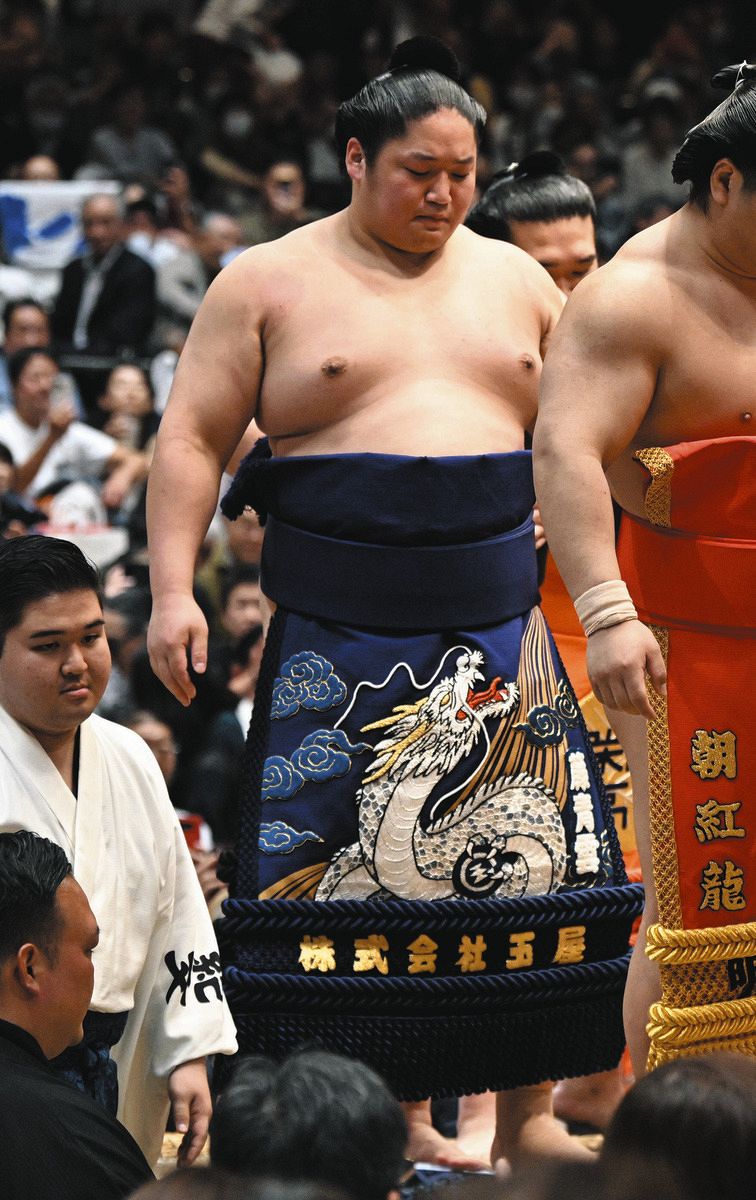 写真】藤青雲、龍が描かれた化粧まわし【大相撲夏場所】：中日スポーツ
