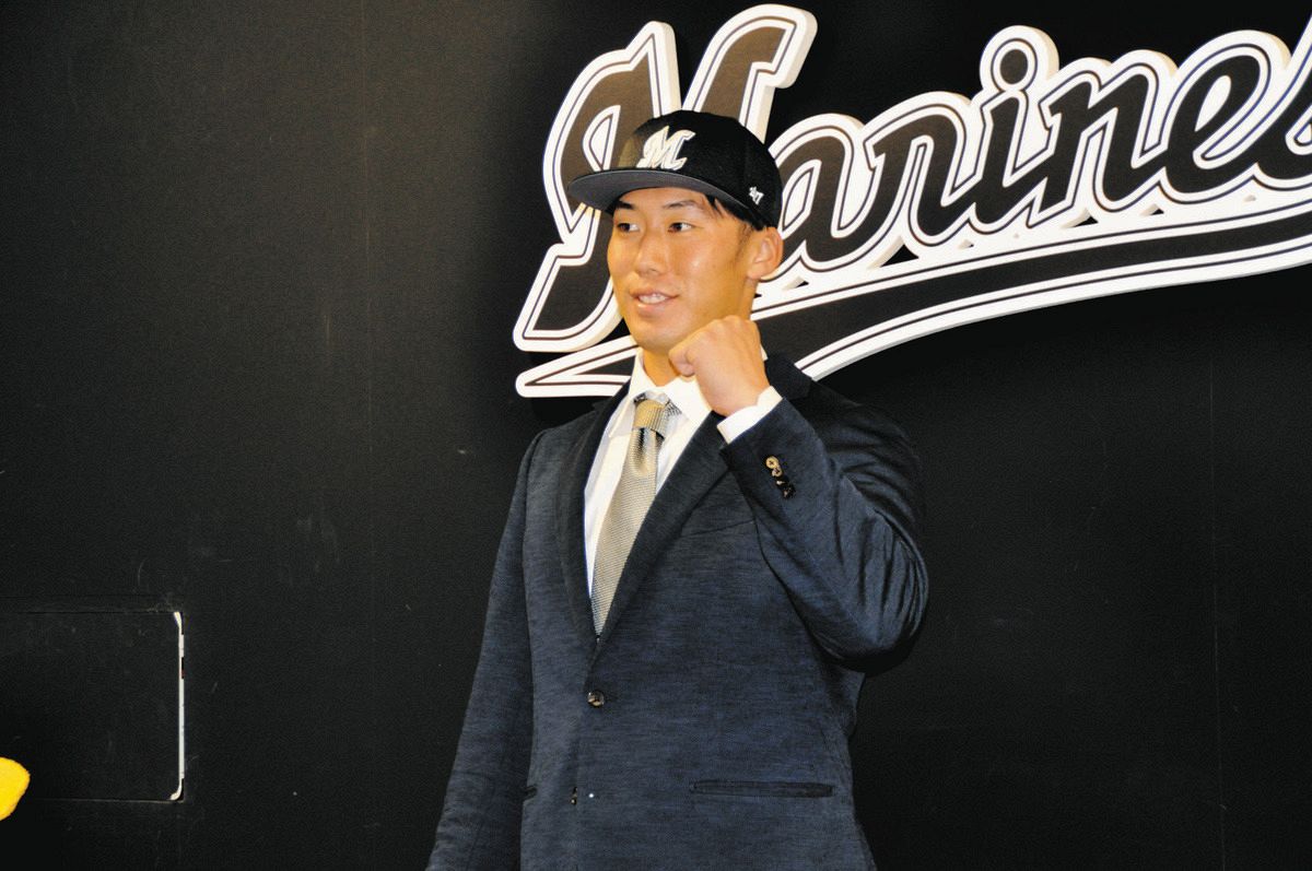 ロッテ】宮崎颯、支配下契約のオファーに「ガッツポーズしました」「1 