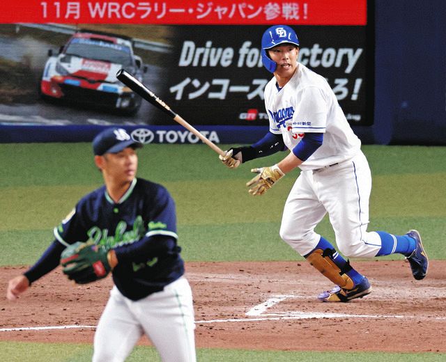 行くぜっ！初打席 中日移籍の宇佐見真吾、妻・高城れに所属のももクロ