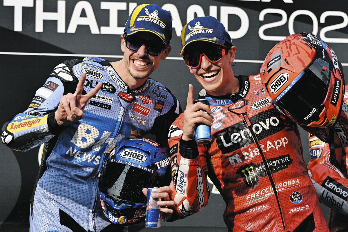 モトGP】開幕戦・タイGP『決勝』、マルケス兄弟がシリーズ初のワンツー