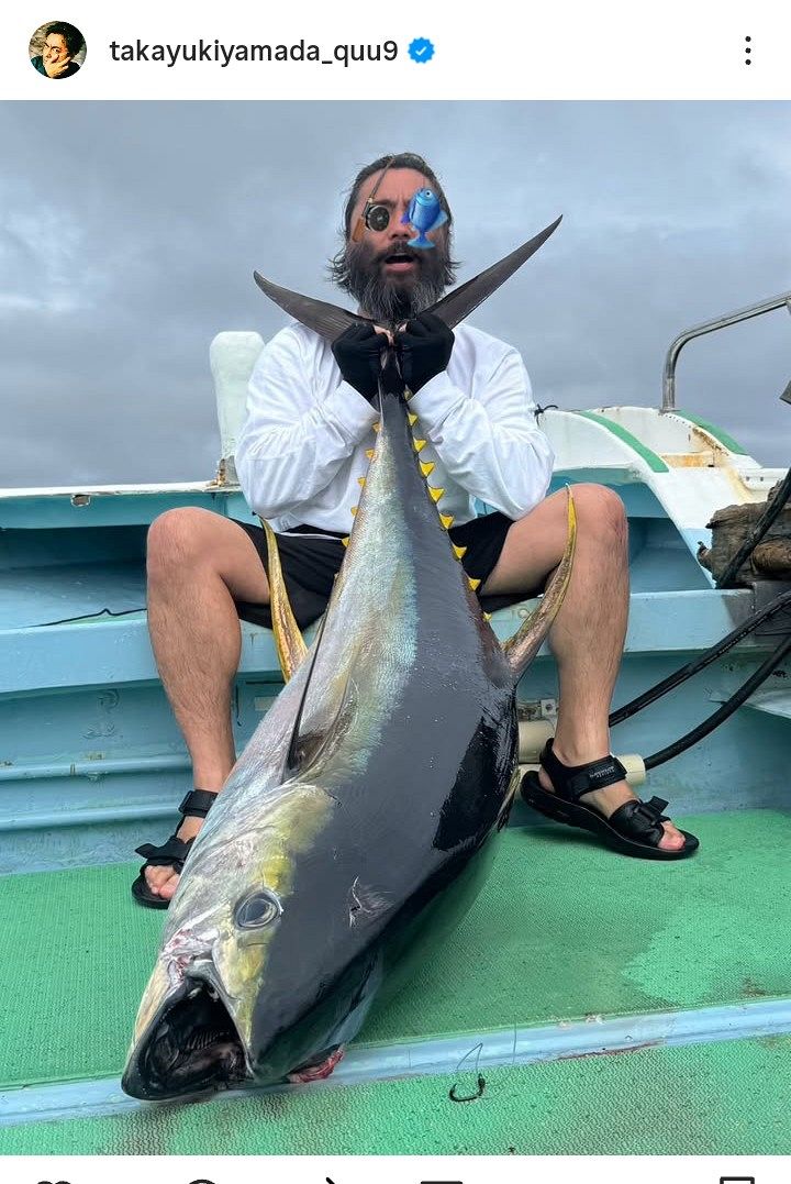 ◇山田孝之、「誰かわからなかった」インパクト大な近影【実際の投稿