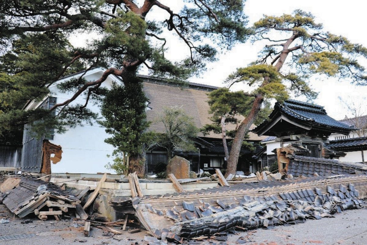 中島の旧室木家5棟 県文化財に 県教委が指定決める 地震で被災 復旧へ