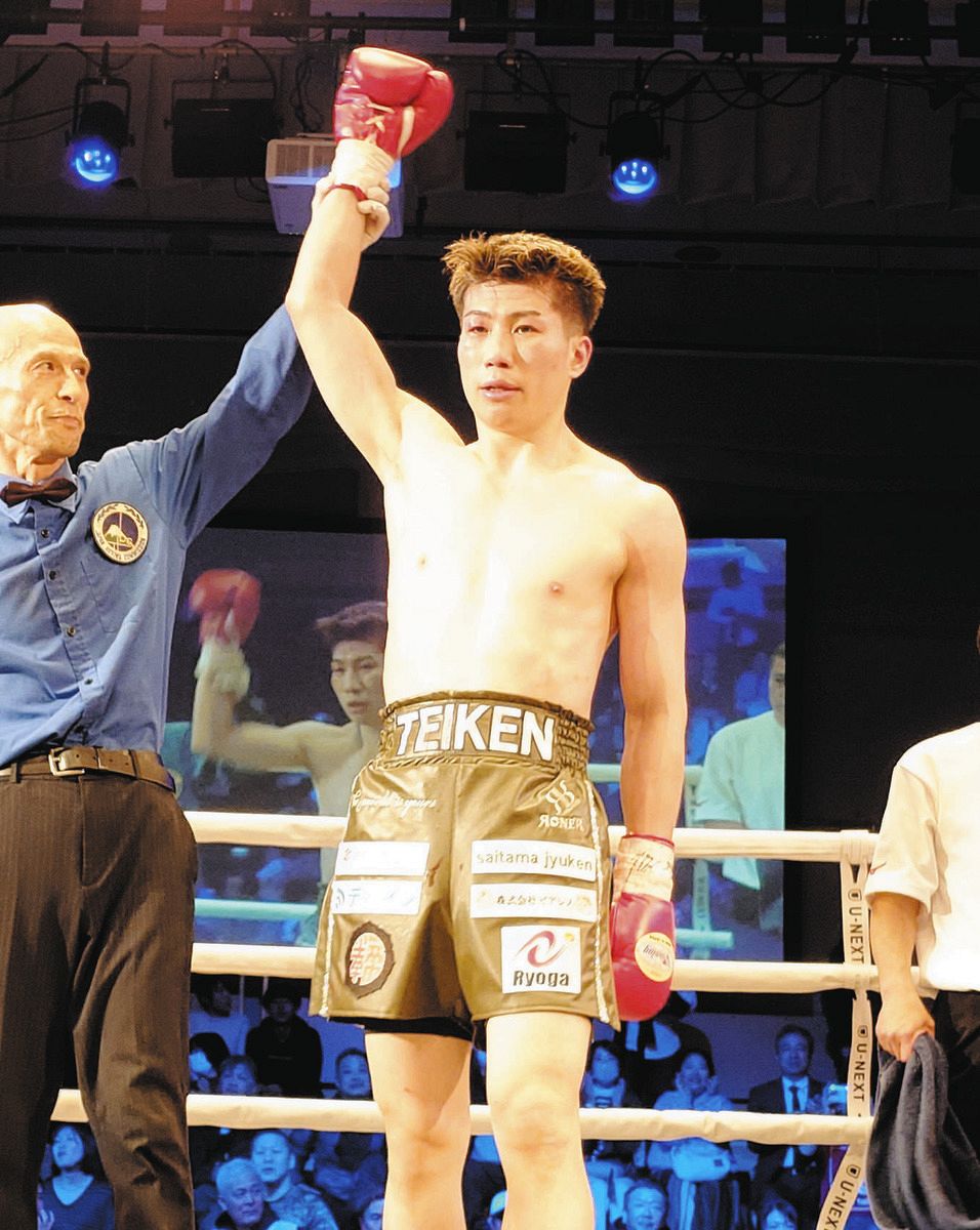 ボクシング】福井勝也、4回TKOで再起2連勝!正確なジャブと力強い ボクシング】福井勝也、4回TKOで再起2連勝!正確なジャブと力強い
