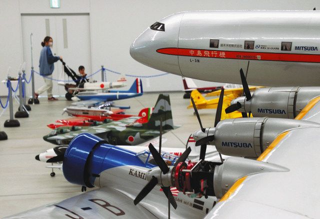 ラジコン模型航空機ずらり あいち航空ミュージアムで：中日新聞Web