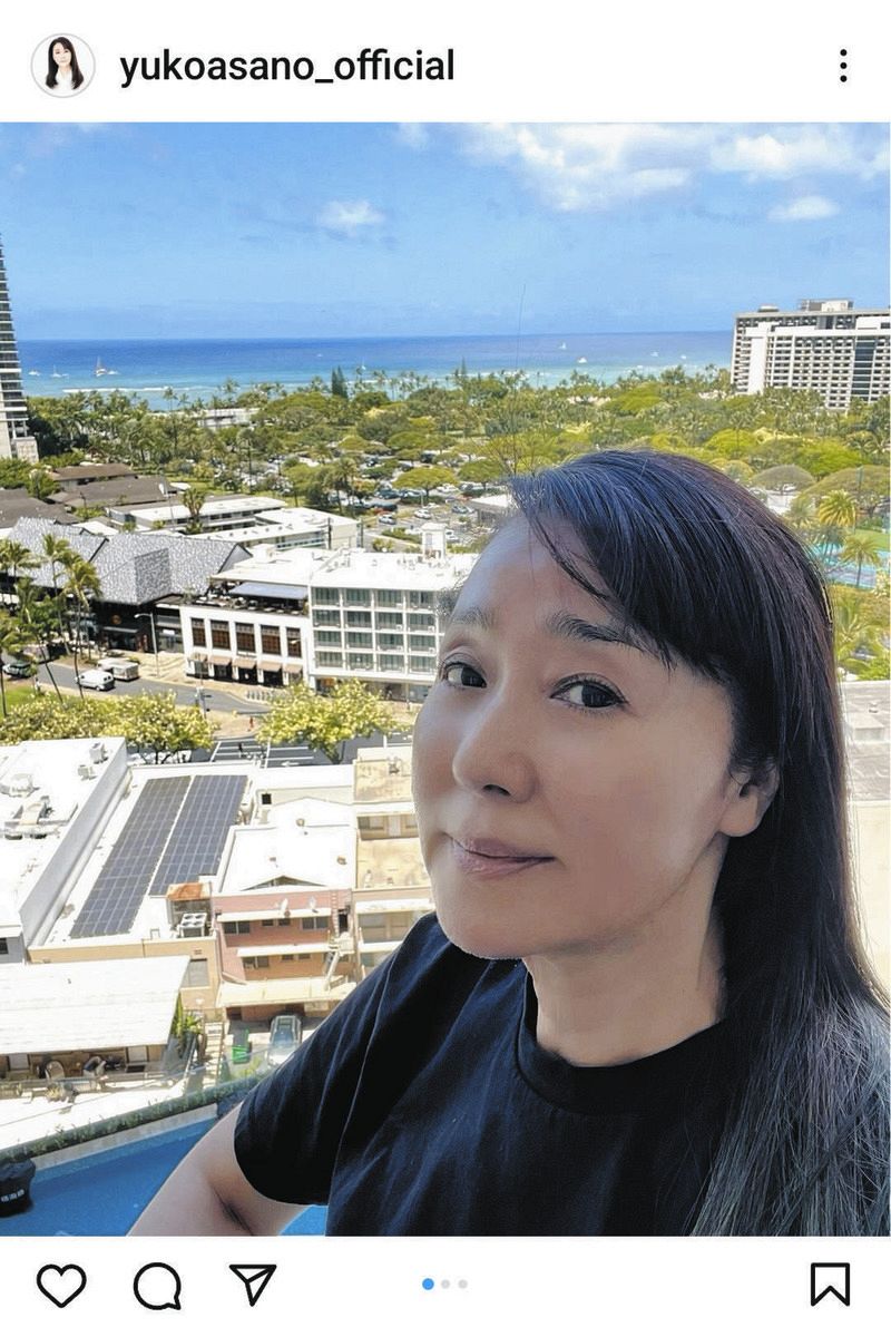 浅野ゆう子　画像 ◇浅野ゆう子、スッピン？ 顔のアップショット「美しいです！」【写真】：中日スポーツ・東京中日スポーツ