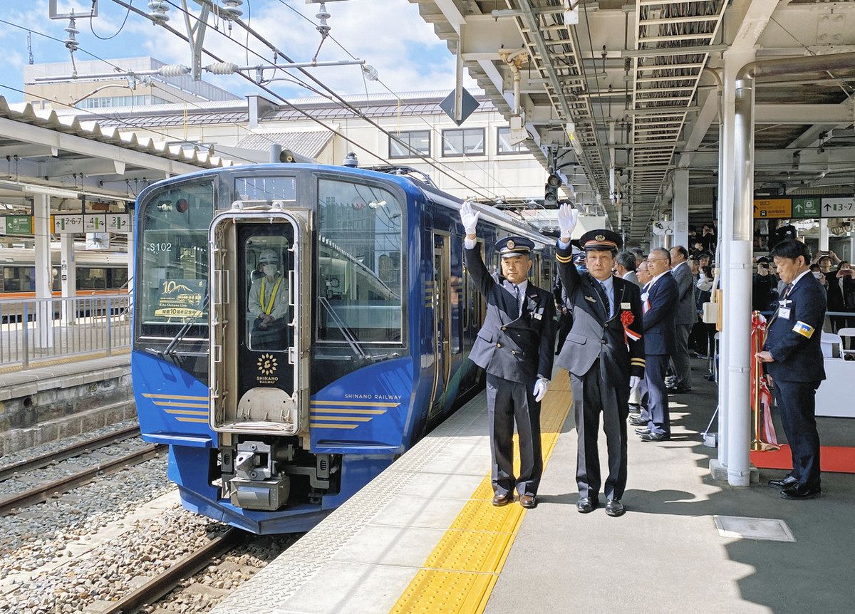 長野－直江津間10年ぶり直通列車 しなの鉄道北しなの線、えちごトキ