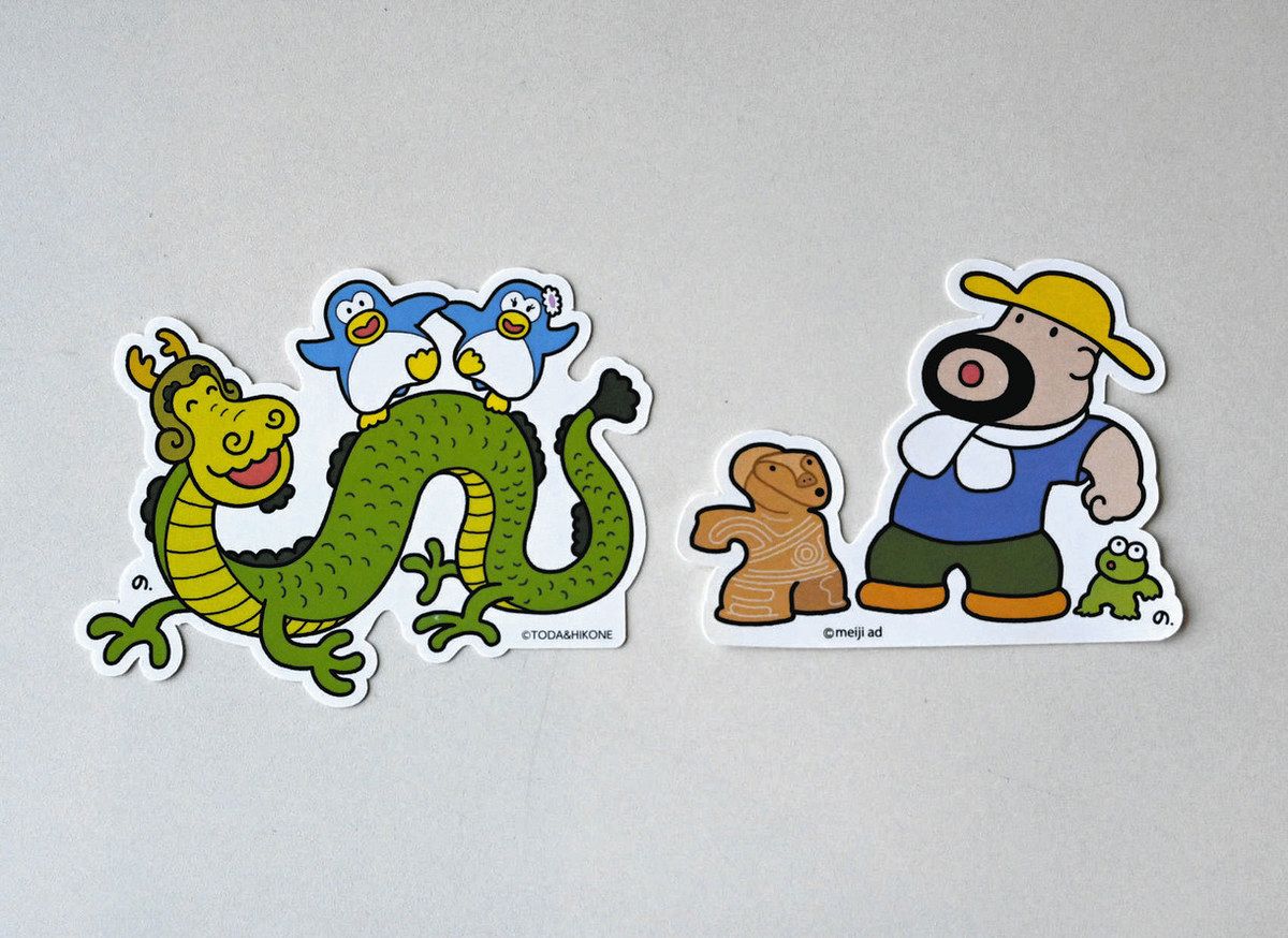 ステッカー付き前売り券を発売へ 7月、辰野美術館でひこねのりお展：中