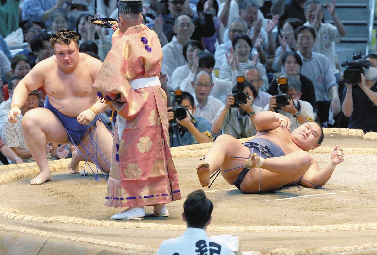 安青錦「夢だった」結びの一番で最速金星「（ウクライナの人が）自分の
