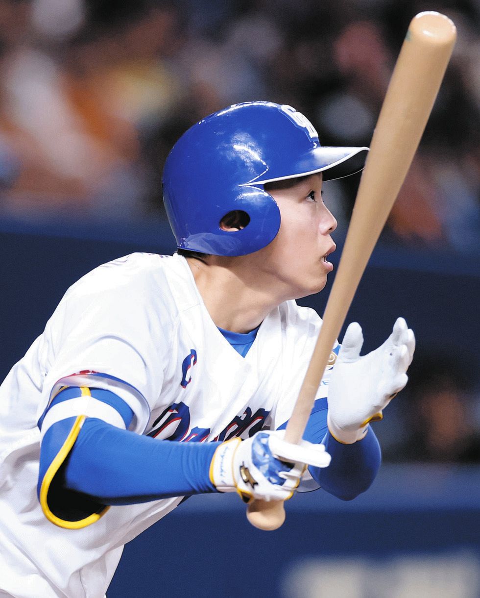 中日・岡林勇希、今季2号！ 第1打席はタイムリーで8月初マルチ安打