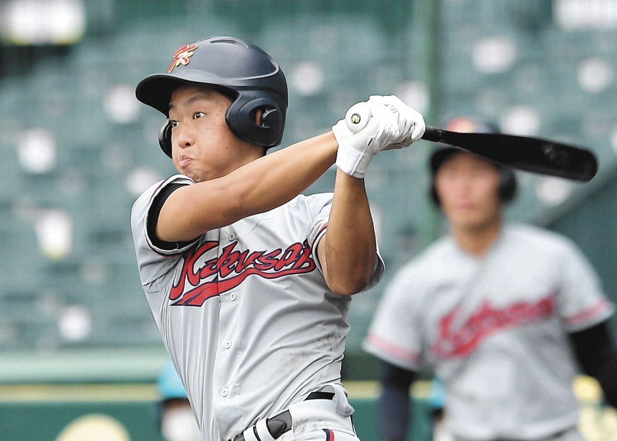 阪神園芸さんに感謝」 京都国際・中川、2時間遅れ開始も2回に決勝弾