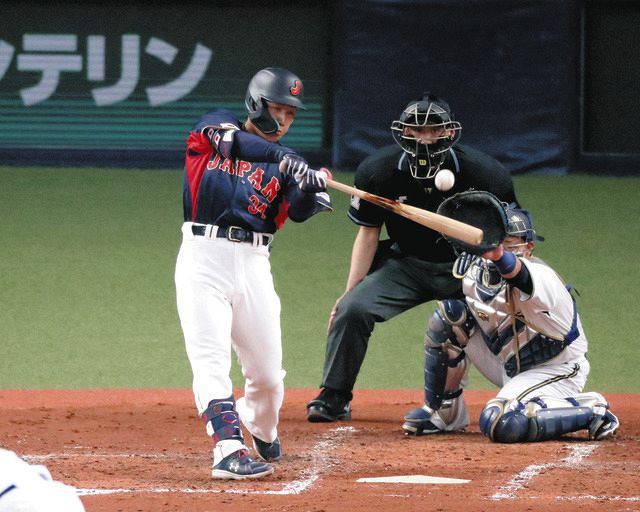 吉田正尚3安打、村上が初本塁打…本番前最後の試合、9得点挙げ勝利【侍