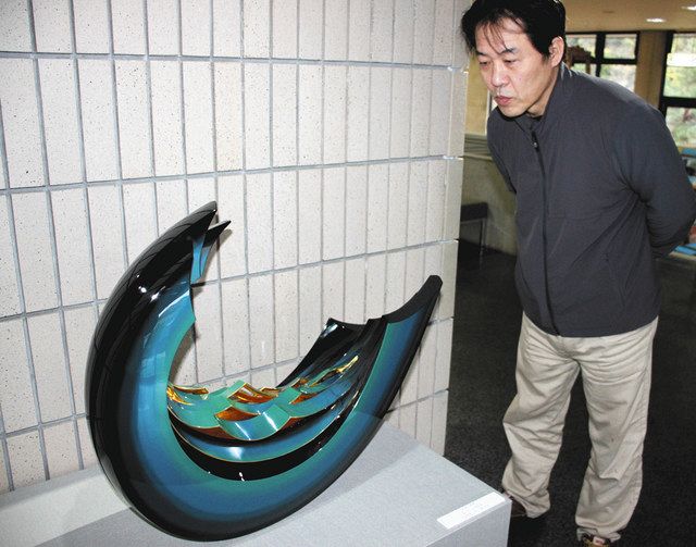 地元漆芸作家 織田さん個展 庄川水資料館：北陸中日新聞Web