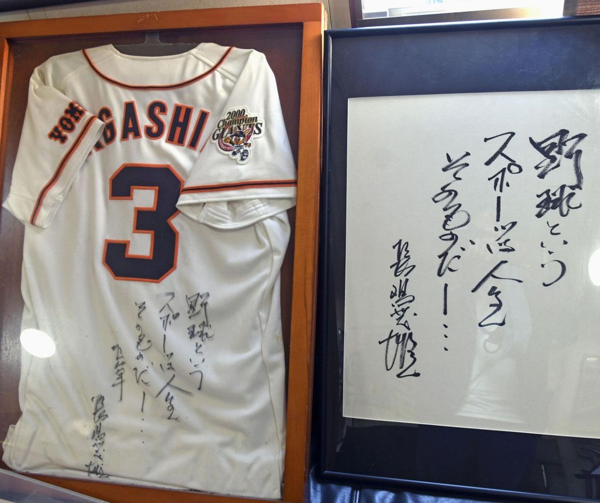 ディマジオが結んだ絆「宝物」 長嶋さん死去1年、ファン愛不変：中日