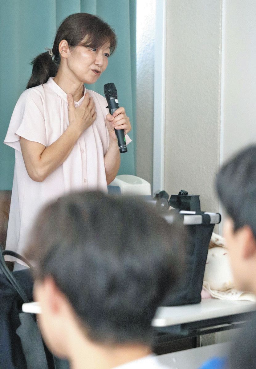 敦賀工高の生徒 命の大切さ学ぶ 助産師講演会：日刊県民福井Web