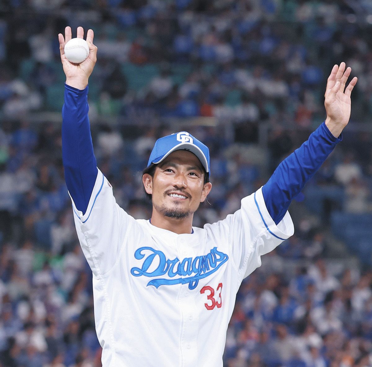 中日・祖父江大輔、「ほんとに16年間、間違えました、12年間でした