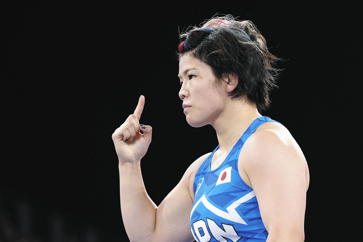 鏡優翔、レスリング日本勢有終の金メダル！ 女子の最重量級では