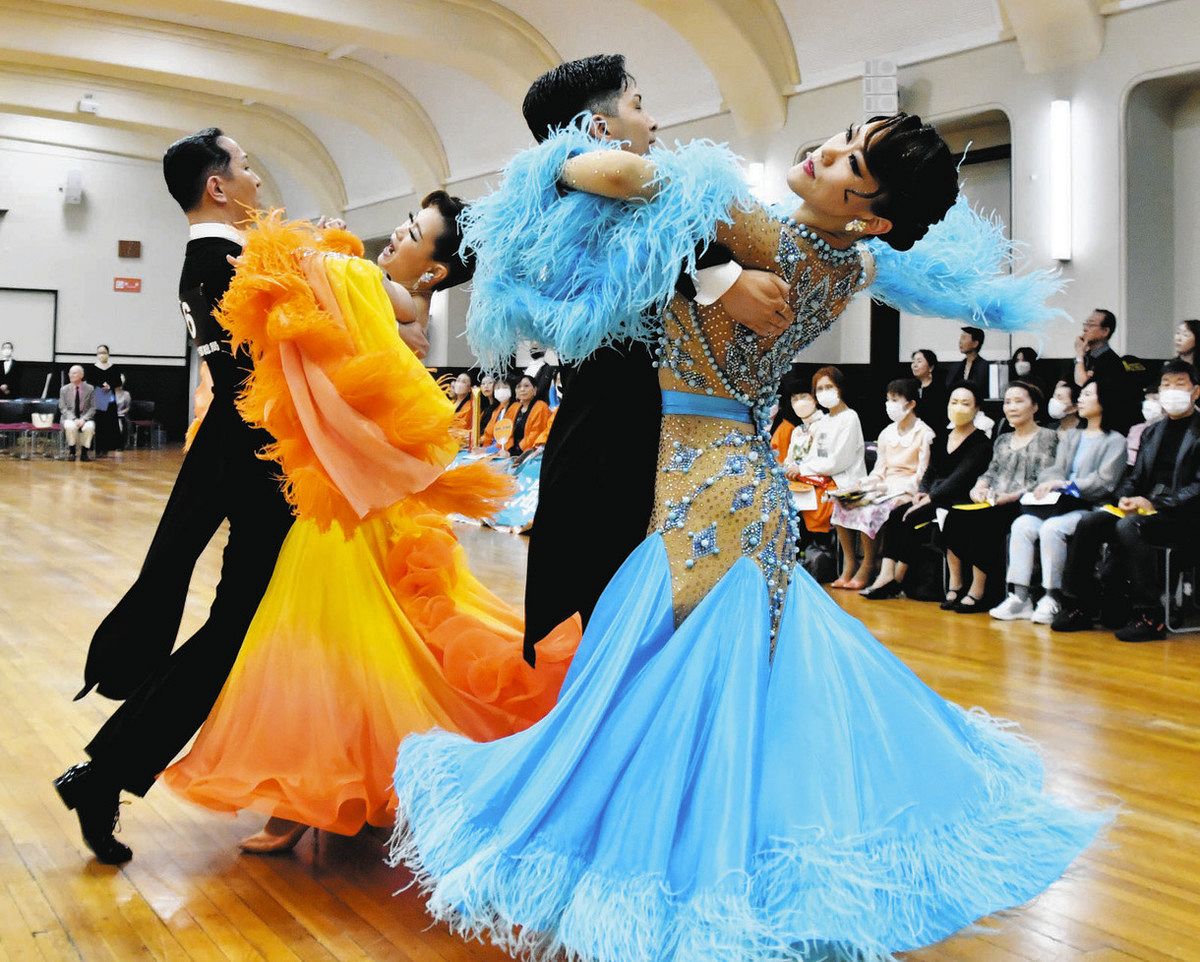 社交ダンス、華麗に舞う 名古屋でフェス、100組超出場：中日新聞Web