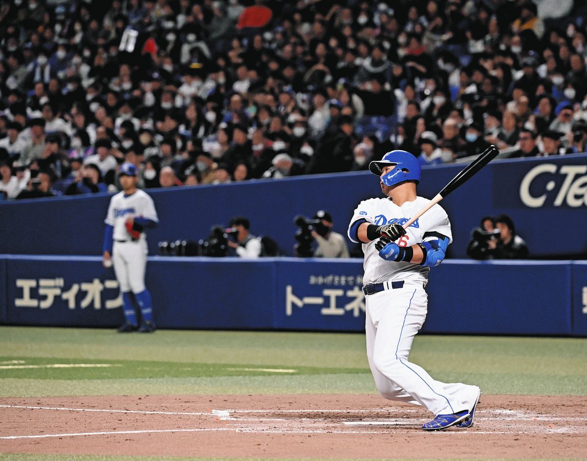 中田翔にOP戦初安打、中日ファンの興奮が止まらない 「中田だけスイングが違う」「頼もしさエグすぎて」：中日スポーツ・東京中日スポーツ