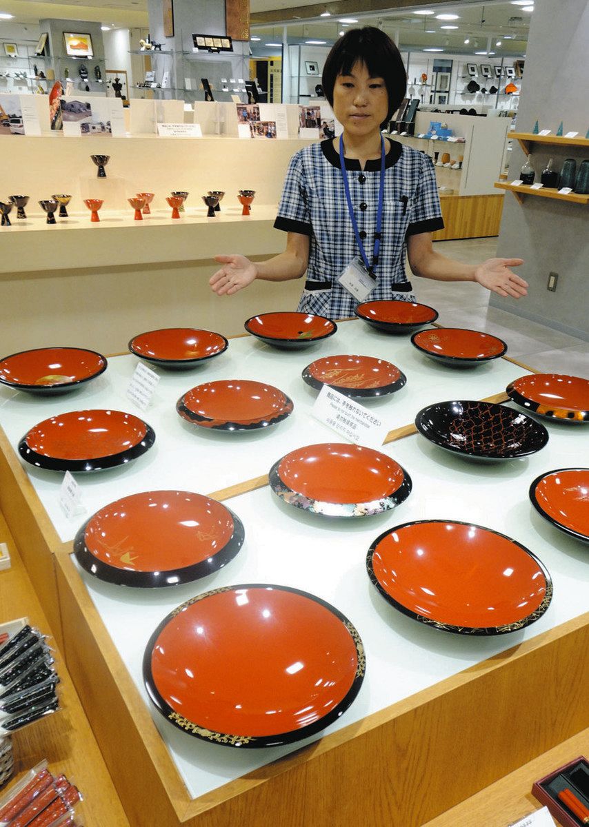 高級津軽塗 丸型 菓子鉢 東北震災復興応援 伝統工芸 高級津軽