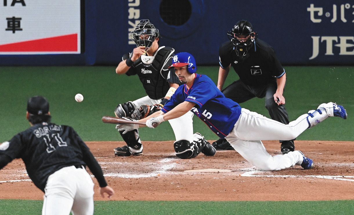 中日 マスター 阿部の同点スクイズがトレンド入り いいスクイズはいってますよ ファン大喜び 中日スポーツ 東京中日スポーツ