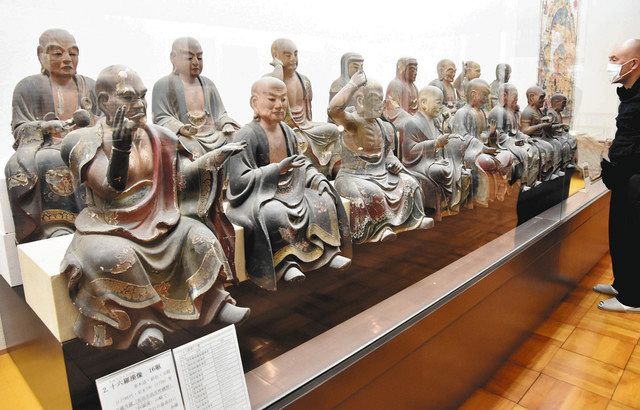 中国式の本尊や羅漢像などずらり 高月で展示：中日新聞Web