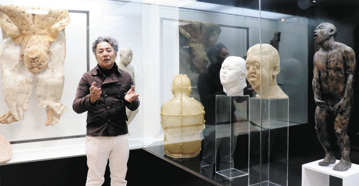 これはなんだ？作品と会話して 現代具像彫刻を研究する滋賀大・藤田