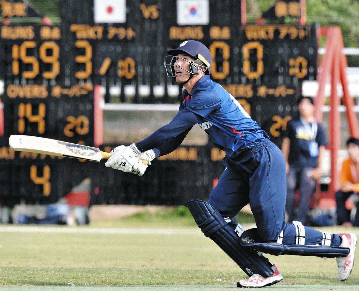 クリケット日本代表・木村昇吾さんのプレー【写真】：中日スポーツ・東京中日スポーツ