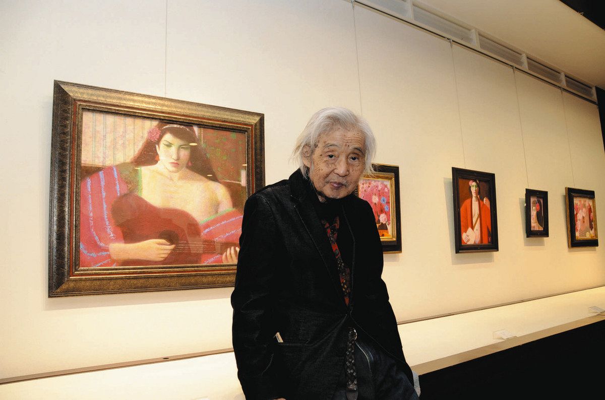 90歳画家の尽きぬ情熱 名古屋出身・佐々木豊さん、9年ぶり凱旋：中日