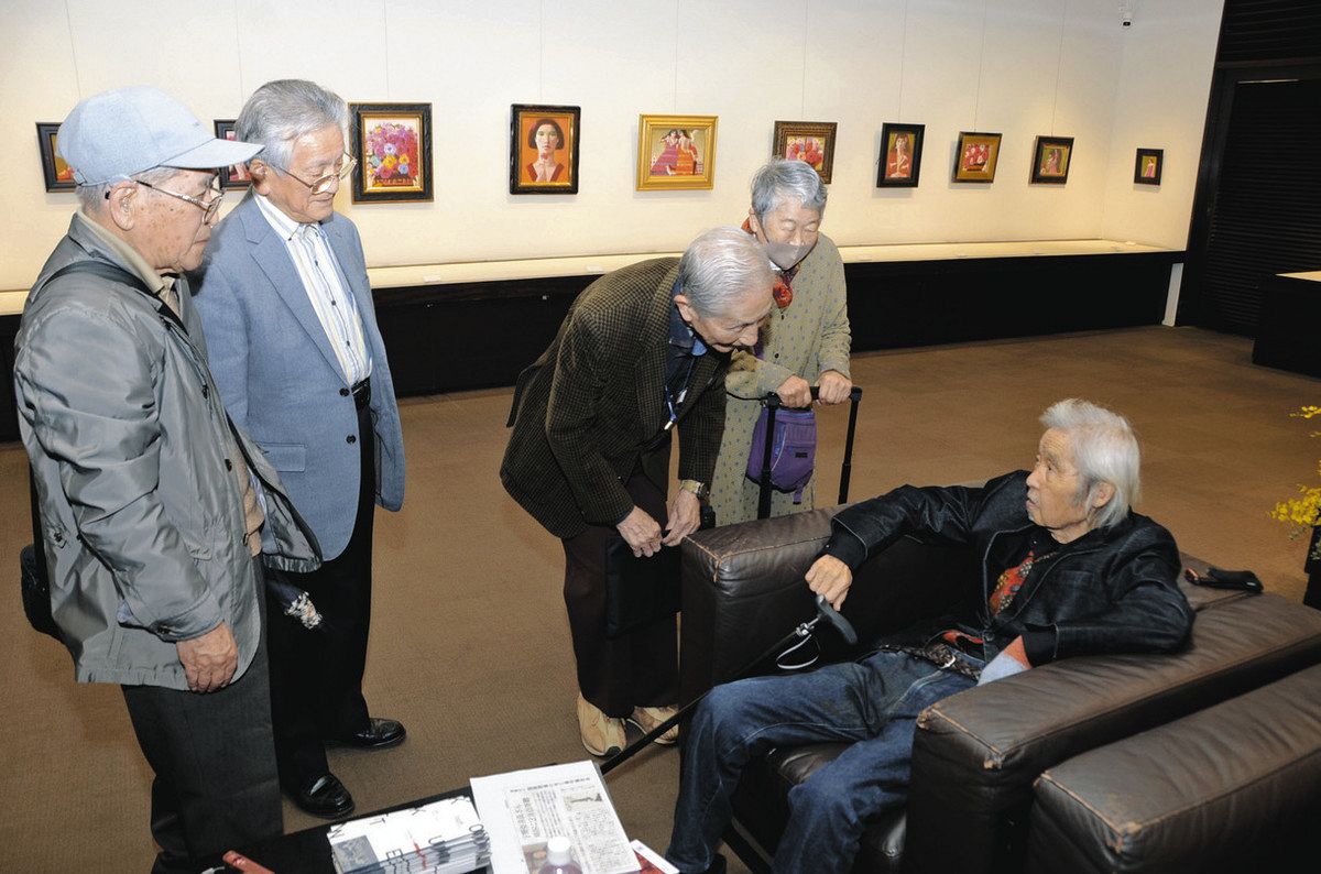 90歳画家の尽きぬ情熱 名古屋出身・佐々木豊さん、9年ぶり凱旋：中日