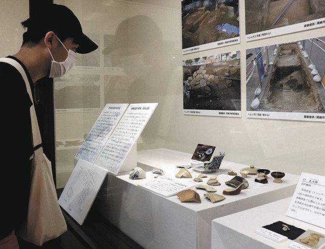 江戸時代の日用品や瓦展示 岡崎・家康館、岡崎城跡からの出土品展：中日新聞Web