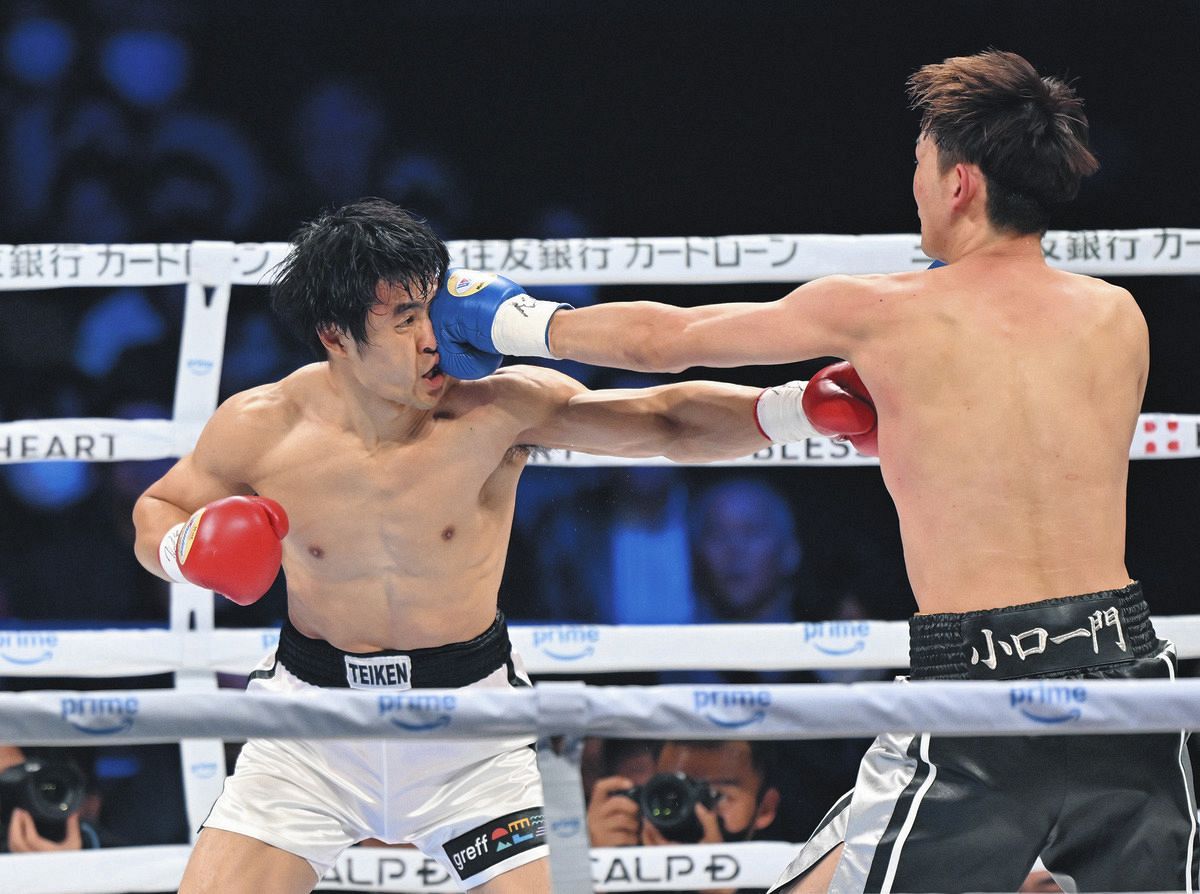 赤井英和ジュニア・英五郎、父の目の前で無念の2回TKO負け 初回